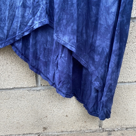 Blue Tie Dye Maxi Dress - Picture 4 of 5